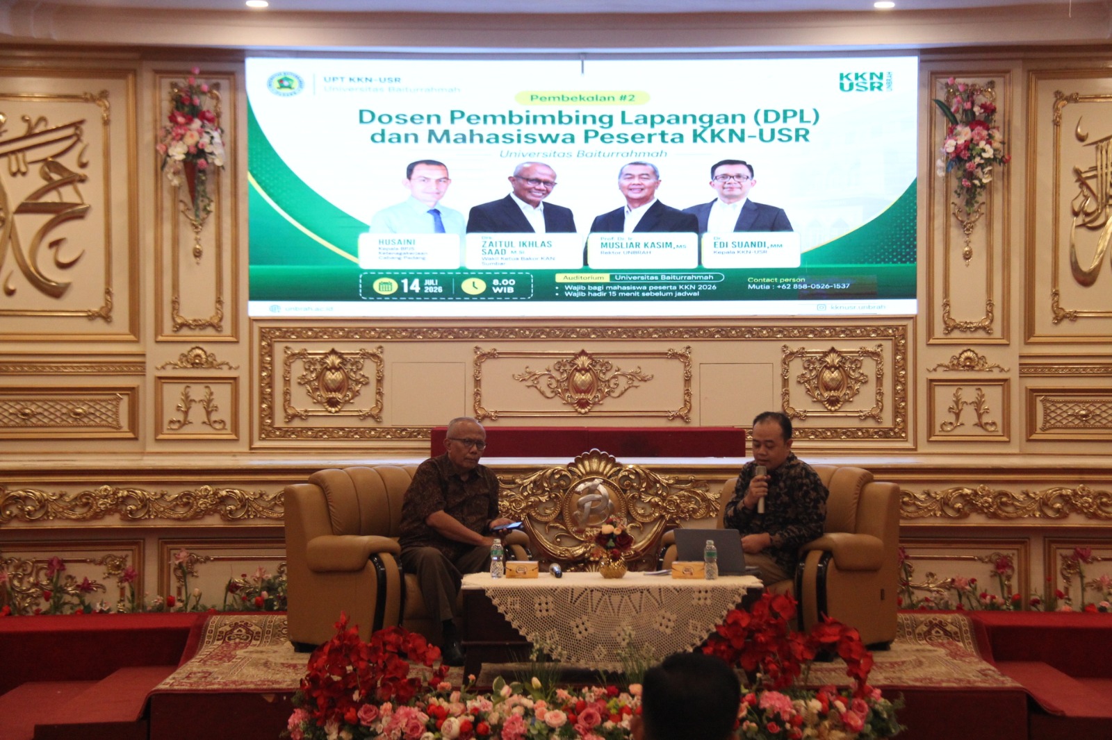 UPT KKN-USR Gelar Pembekalan Dosen Pembimbing Lapangan dan Mahasiswa KKN-USR Dharmasraya 2026