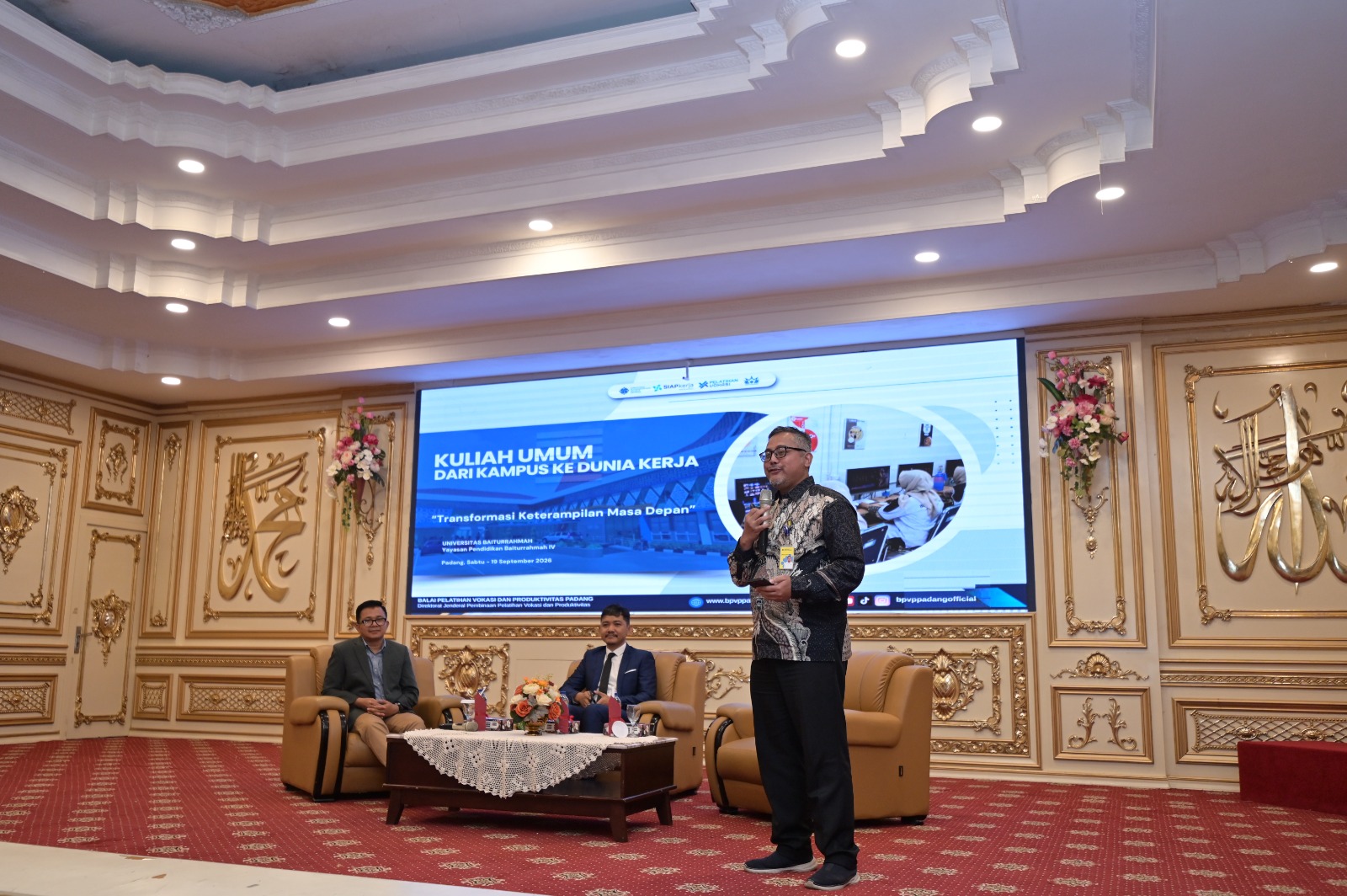 BPVP dan BDI Padang Bagi Ilmu Keterampilan dan Kompetensi Industri kepada Mahasiswa Unbrah