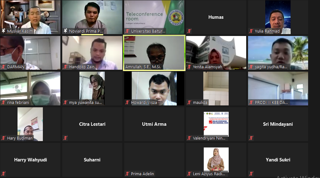 Unbrah Undang Dosen Unand Ajarkan Sistem E-Learning