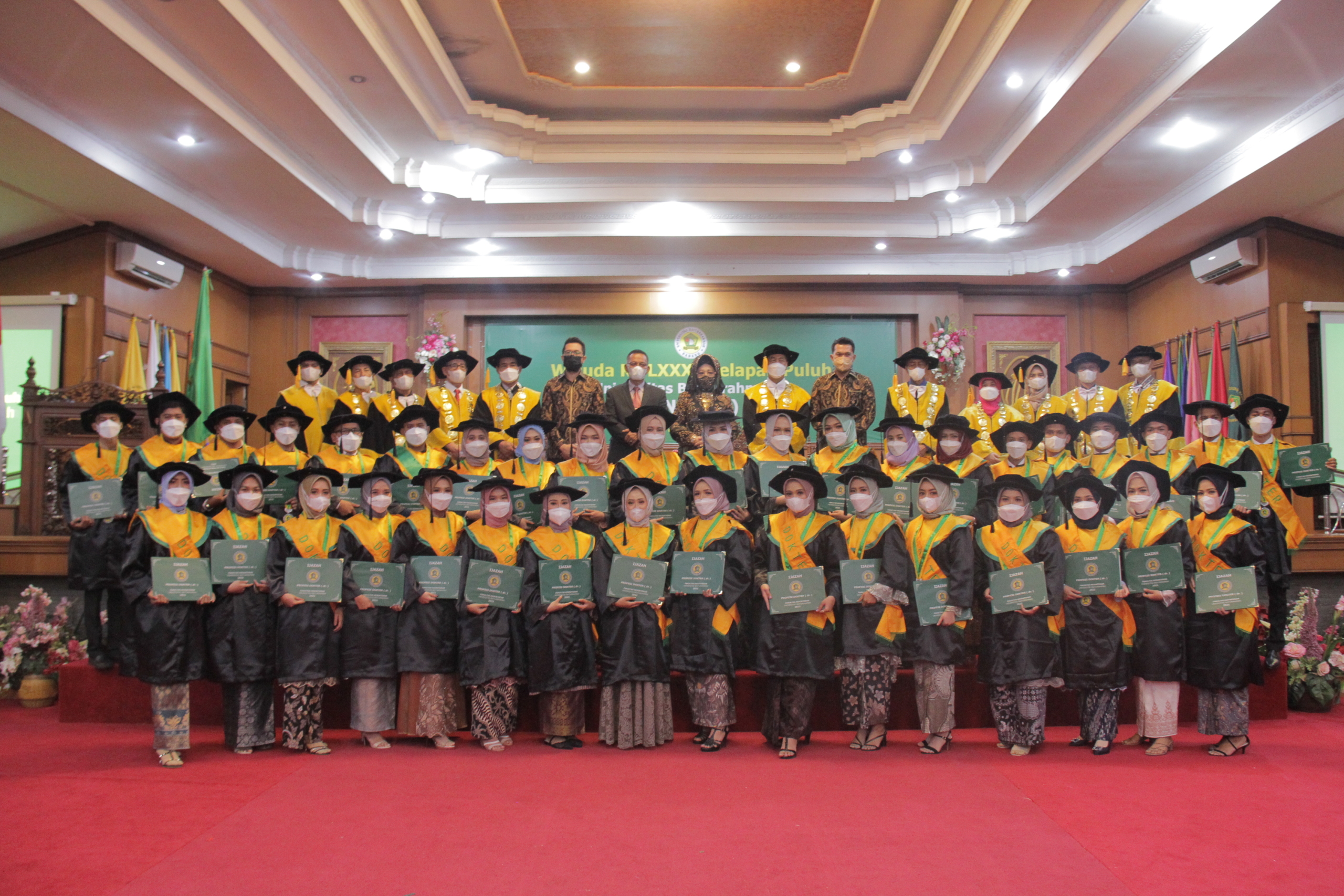Unbrah Gelar Wisuda 80 Secara Tatap Muka Hari Pertama
