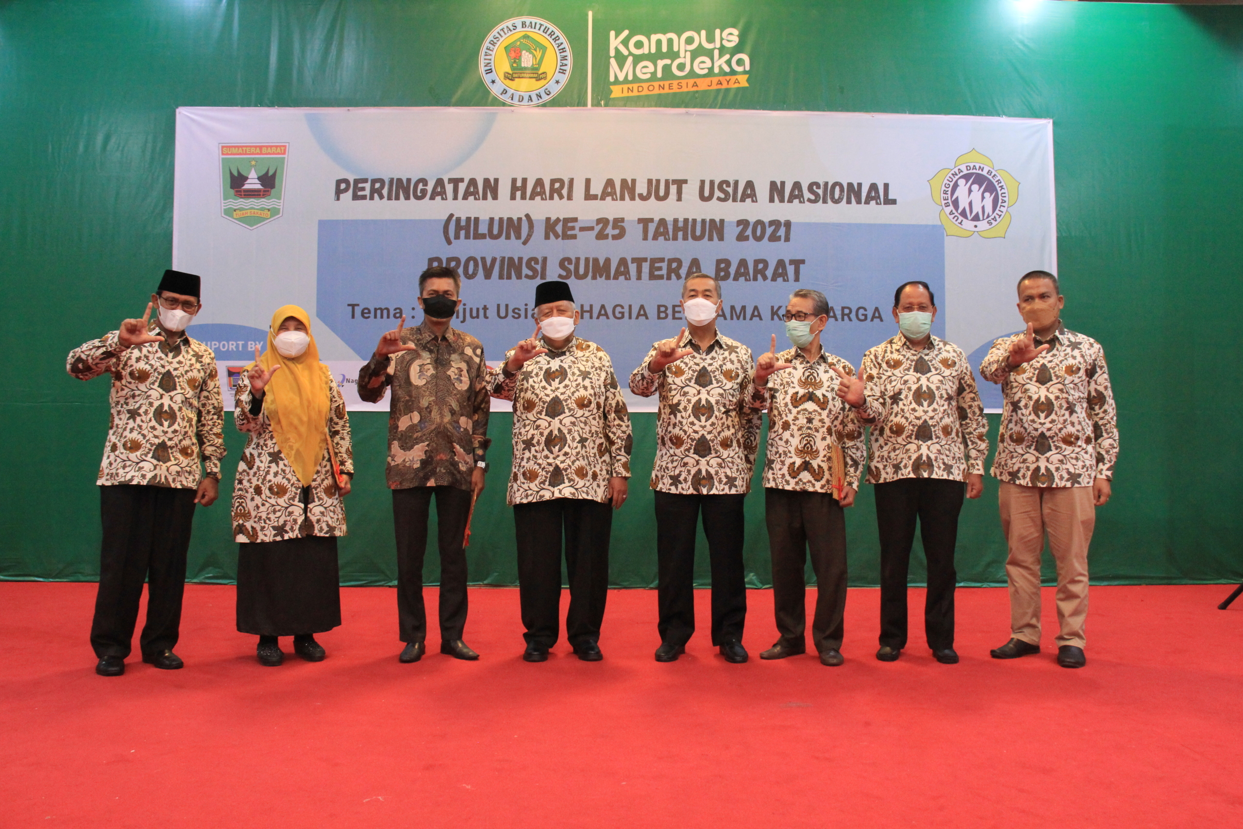 Unbrah Jadi Pusat Peringatan Hari Lanjut Usia Nasional 2021 Sumbar