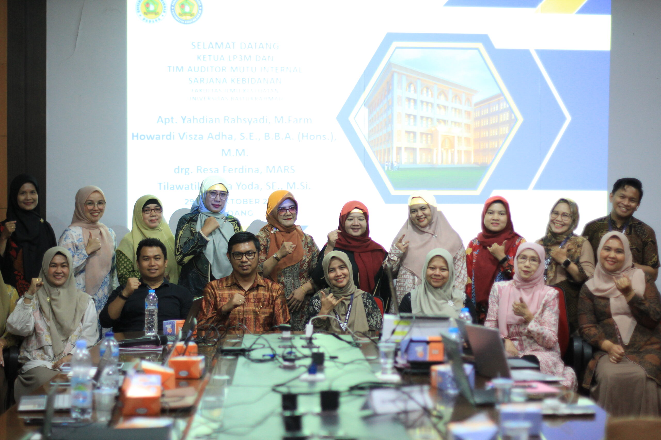 LP3M Unbrah Laksanakan AMI Prodi S1 Kebidanan
