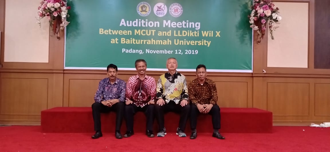 Unbrah Jadi Tuan Rumah Pertemuan LLDikti Wilayah X dengan Ming-Chi University of Technology