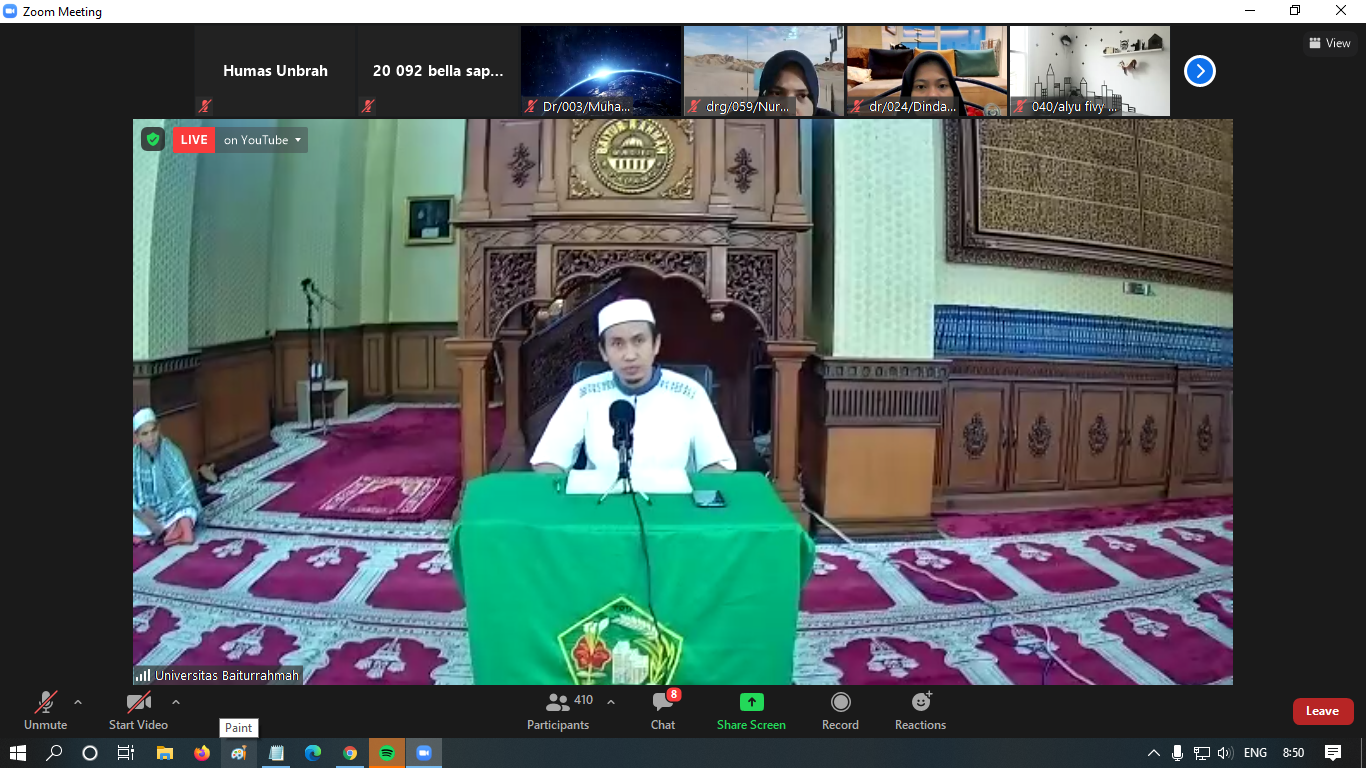 Kajian Dhuha : Implementasi Ibadah Usai Ramadhan