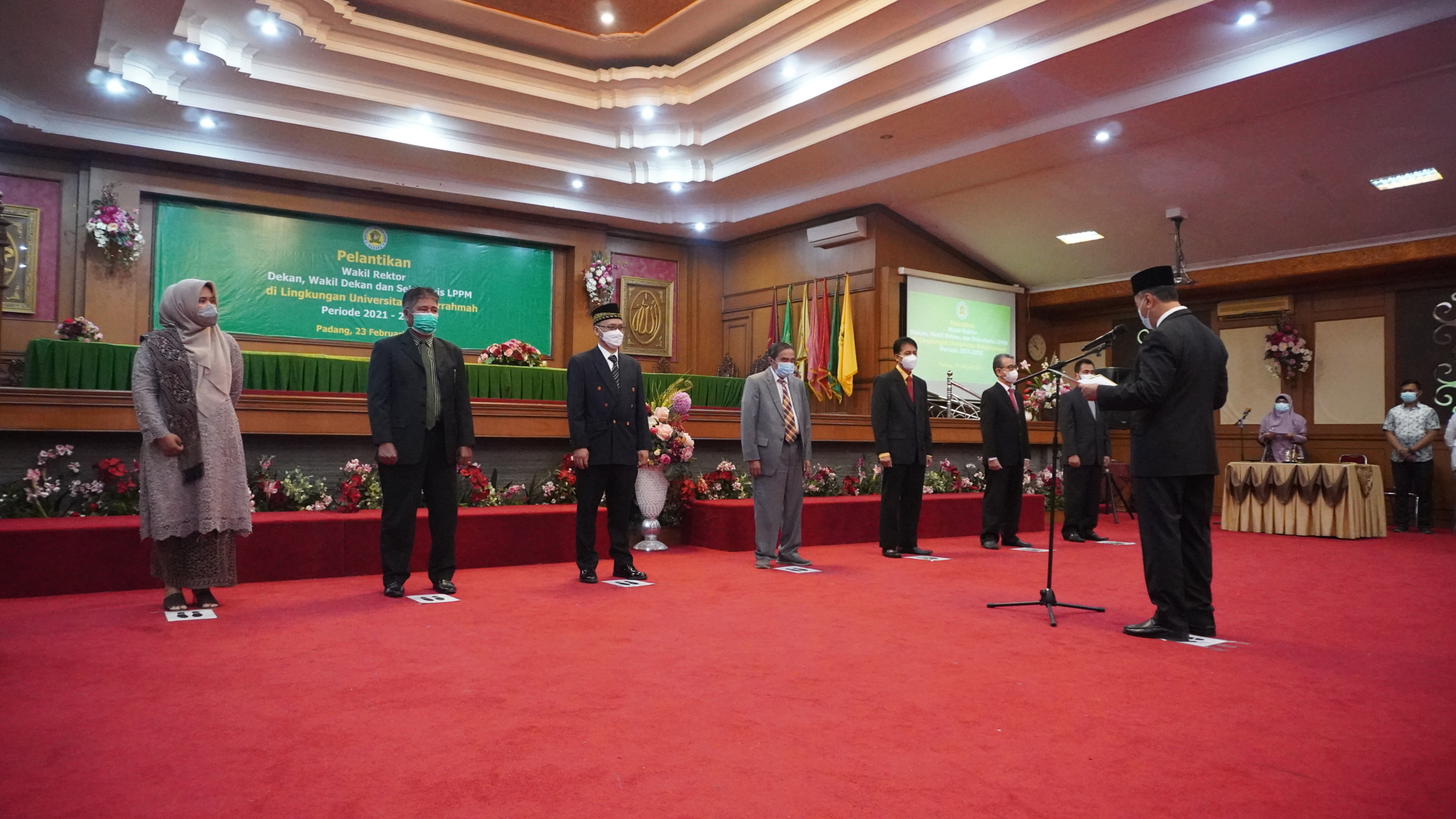 Rektor Unbrah Lantik Pejabat Struktural Baru Periode 2021-2025