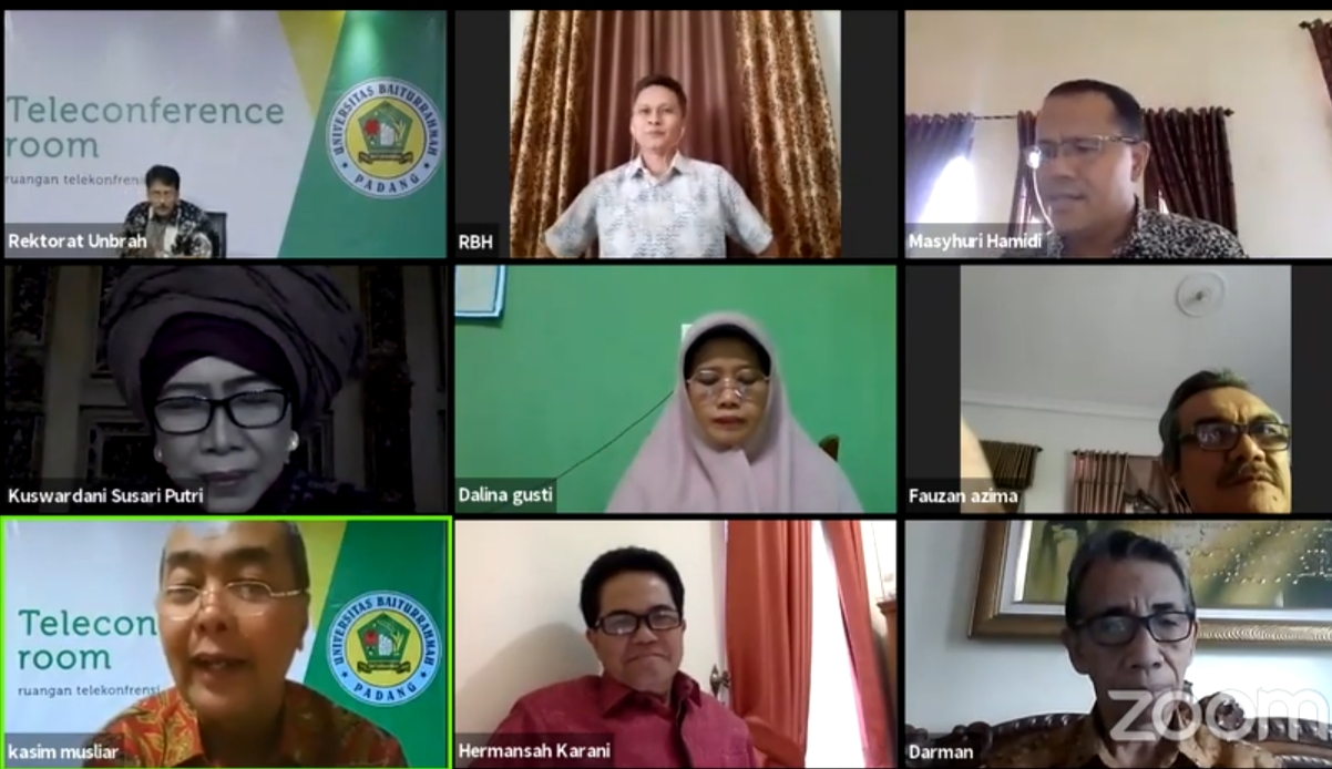 Unbrah Menggelar Webinar "Mamaga Diri Dari Covid-19"