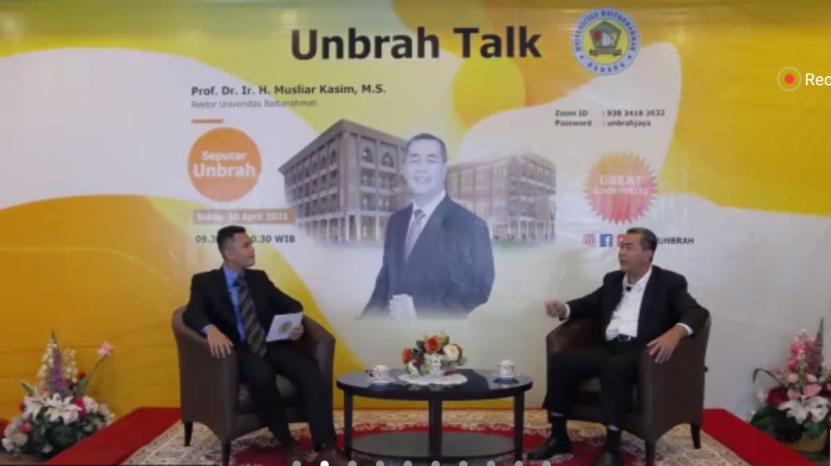 Unbrah Talk : Satu Jam Bersama Rektor Universitas Baiturrahmah