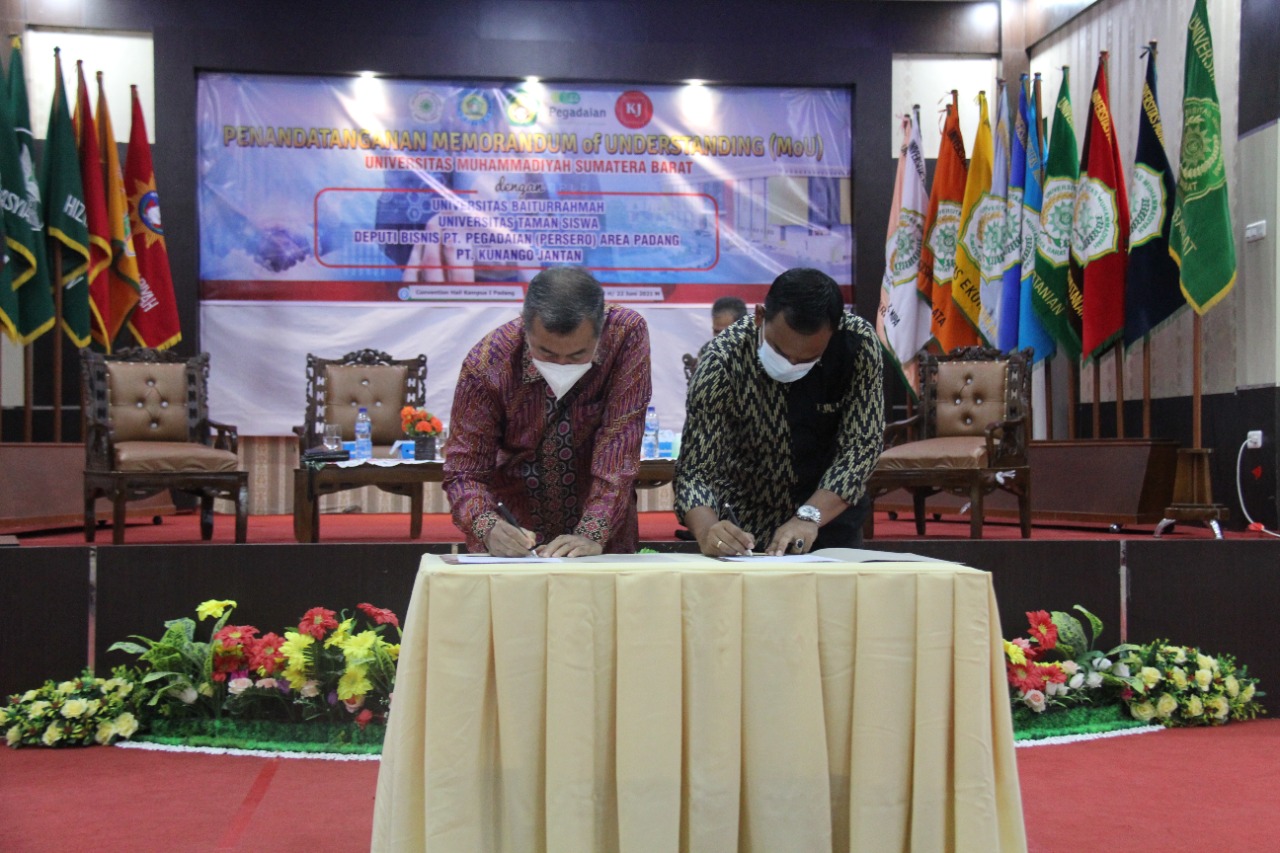 Unbrah Tandatangani MoU Dengan UMSB Terkait Pengembangan Pendidikan Tinggi