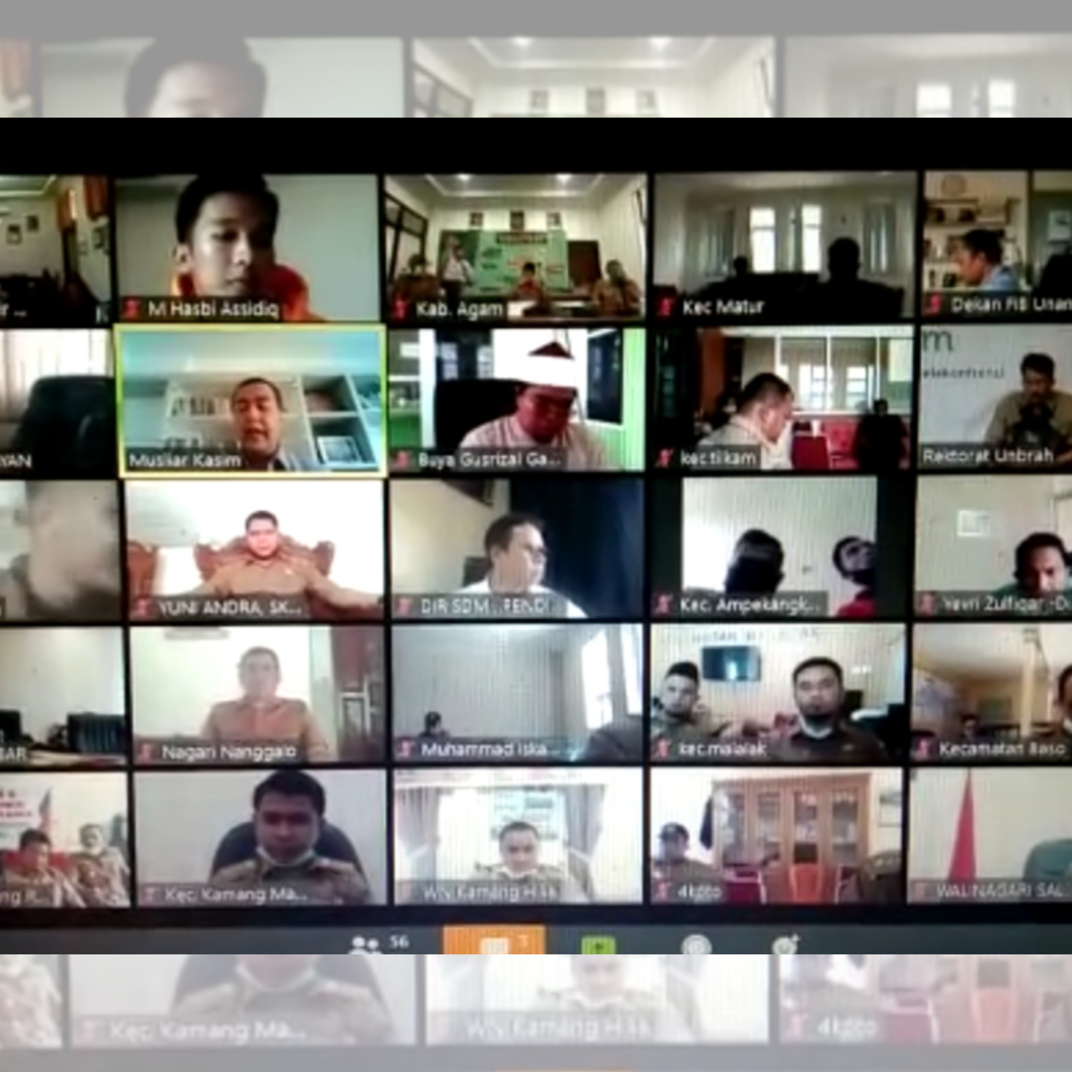Program "Mamaga Nagari Dari Wabah Covid-19" Unbrah Berlanjut Pada Pemkab Agam dan Pesisir Selatan