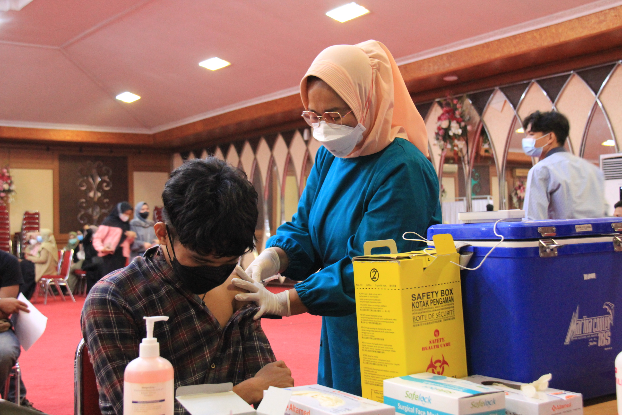 Unbrah Laksanakan Vaksinasi Cegah Covid-19 Kepada Mahasiswa