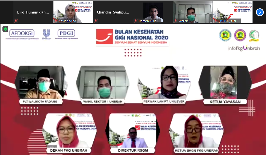BKGN 2020 Unbrah Hadirkan Konsultasi dan Edukasi Daring Terkait Gigi dan Mulut