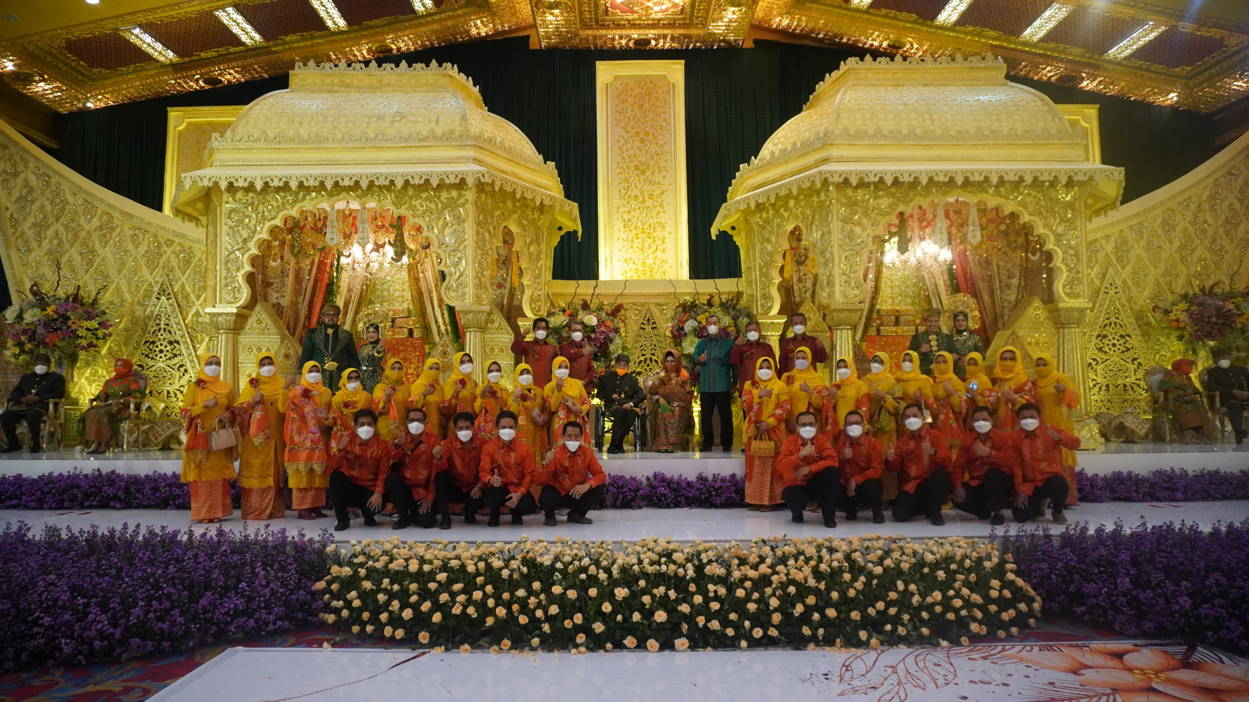 Keluarga Yayasan Pendidikan Baiturrahmah Gelar Resepsi Pernikahan