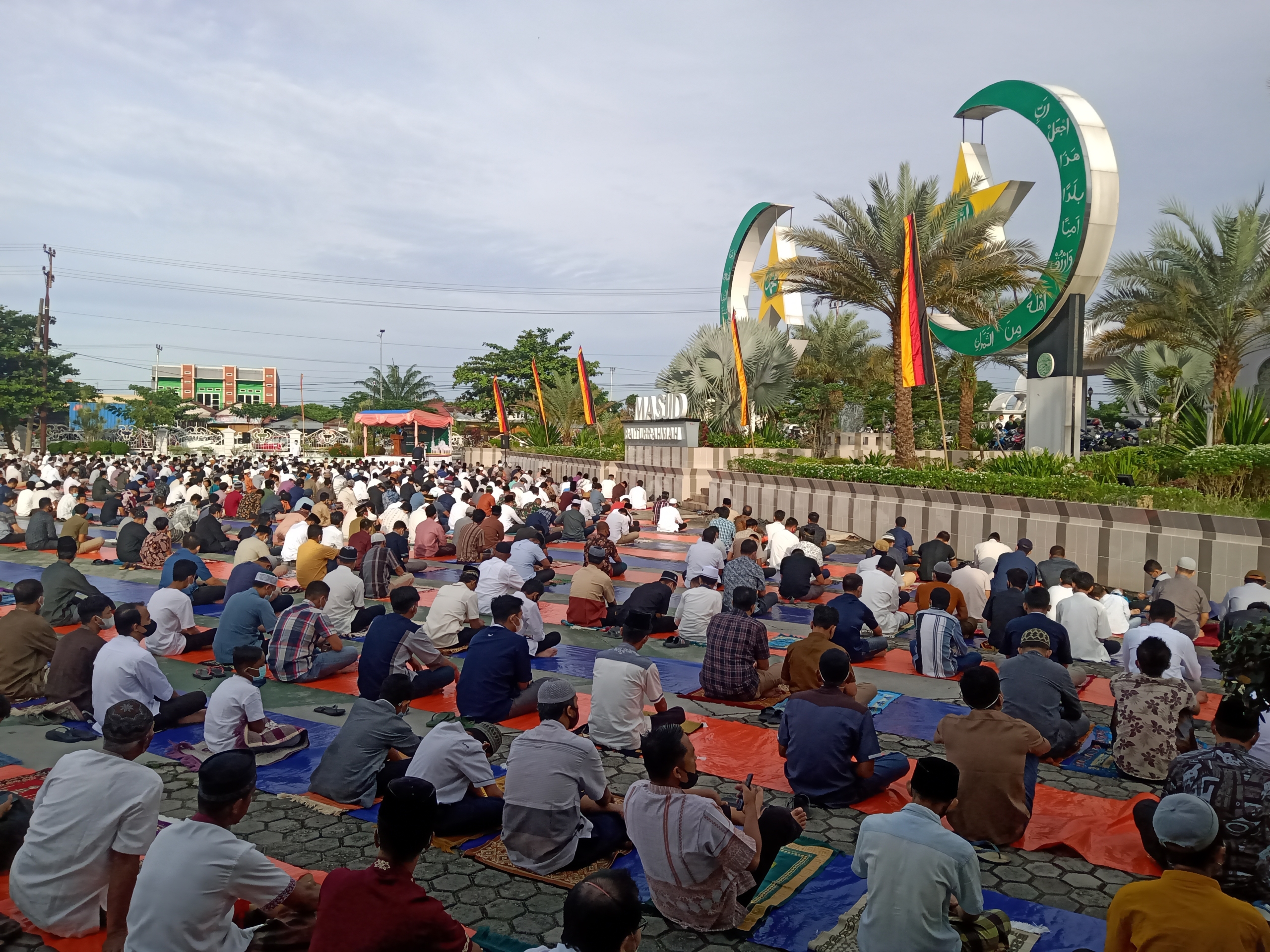 Masjid Baiturrahmah Pusatkan Shalat Idul Adha 1442 H di Lapangan Parkir Unbrah