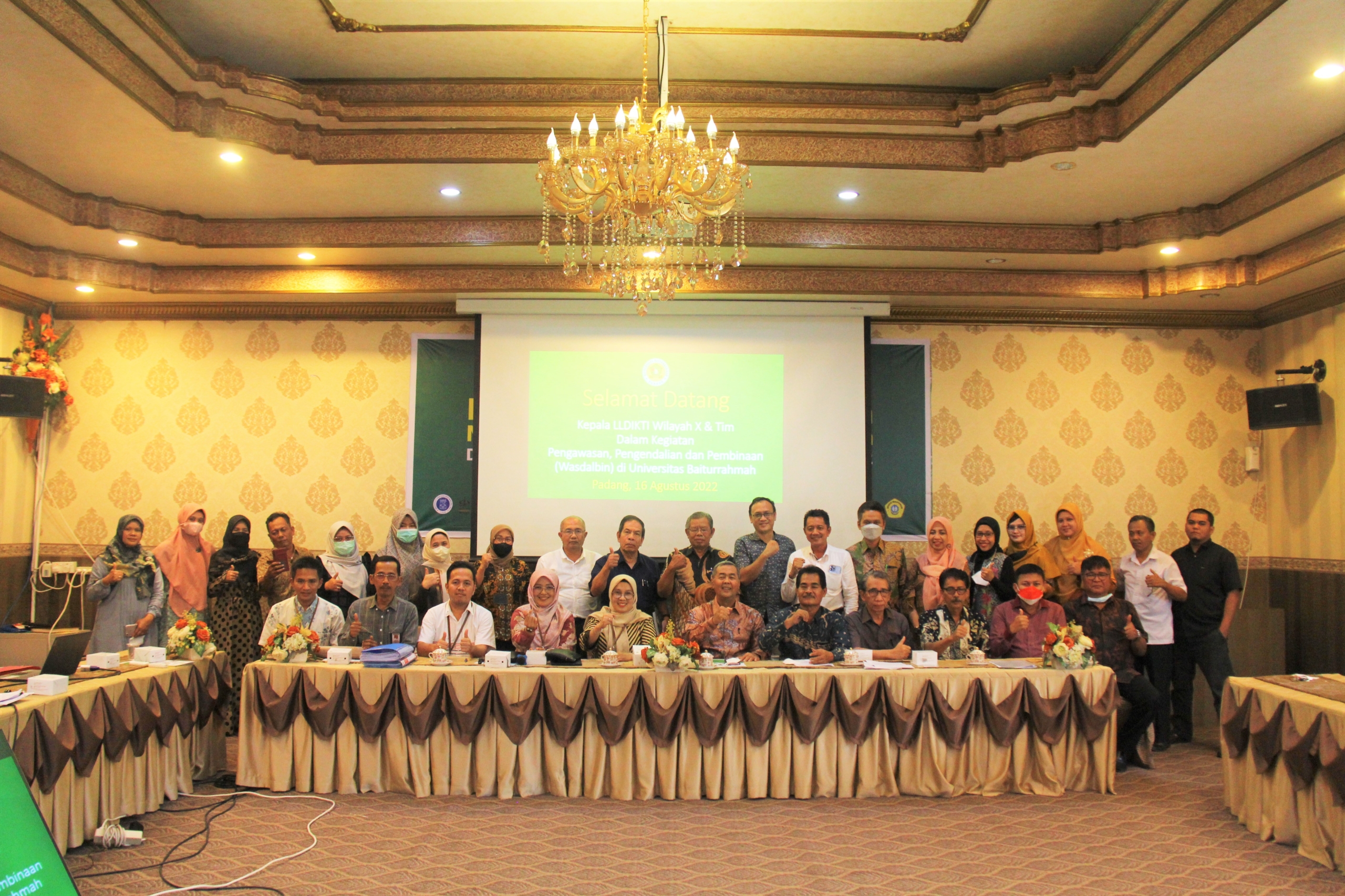 Tim Wasdalbin LLDikti X Laksanakan Monev Di Universitas Baiturrahmah