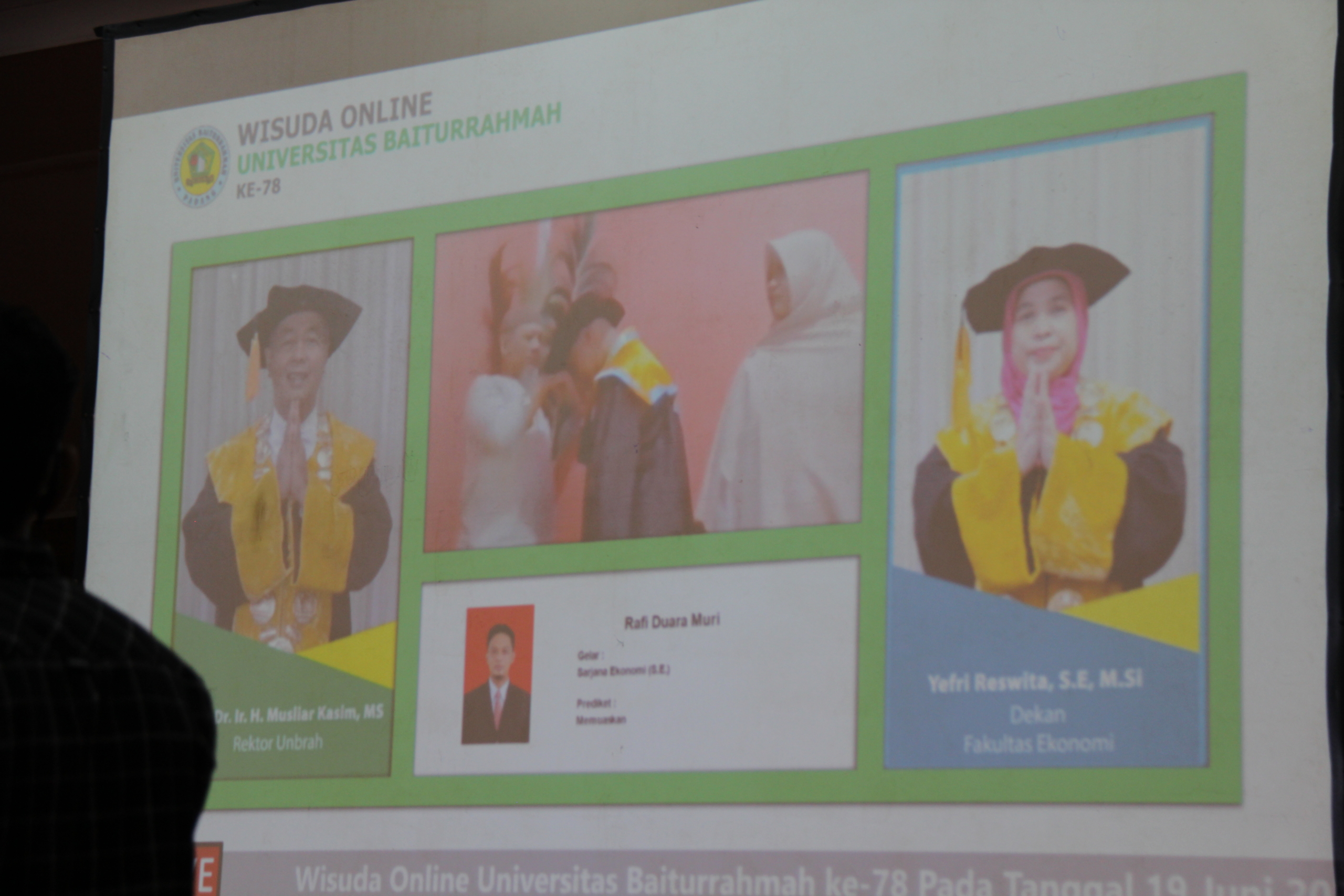 Unbrah Laksanakan Wisuda 78 Secara Daring