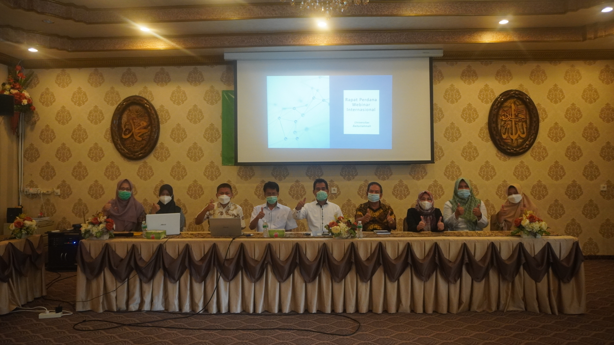 LPPM Unbrah Gagas Webinar Internasional Pertama Kali