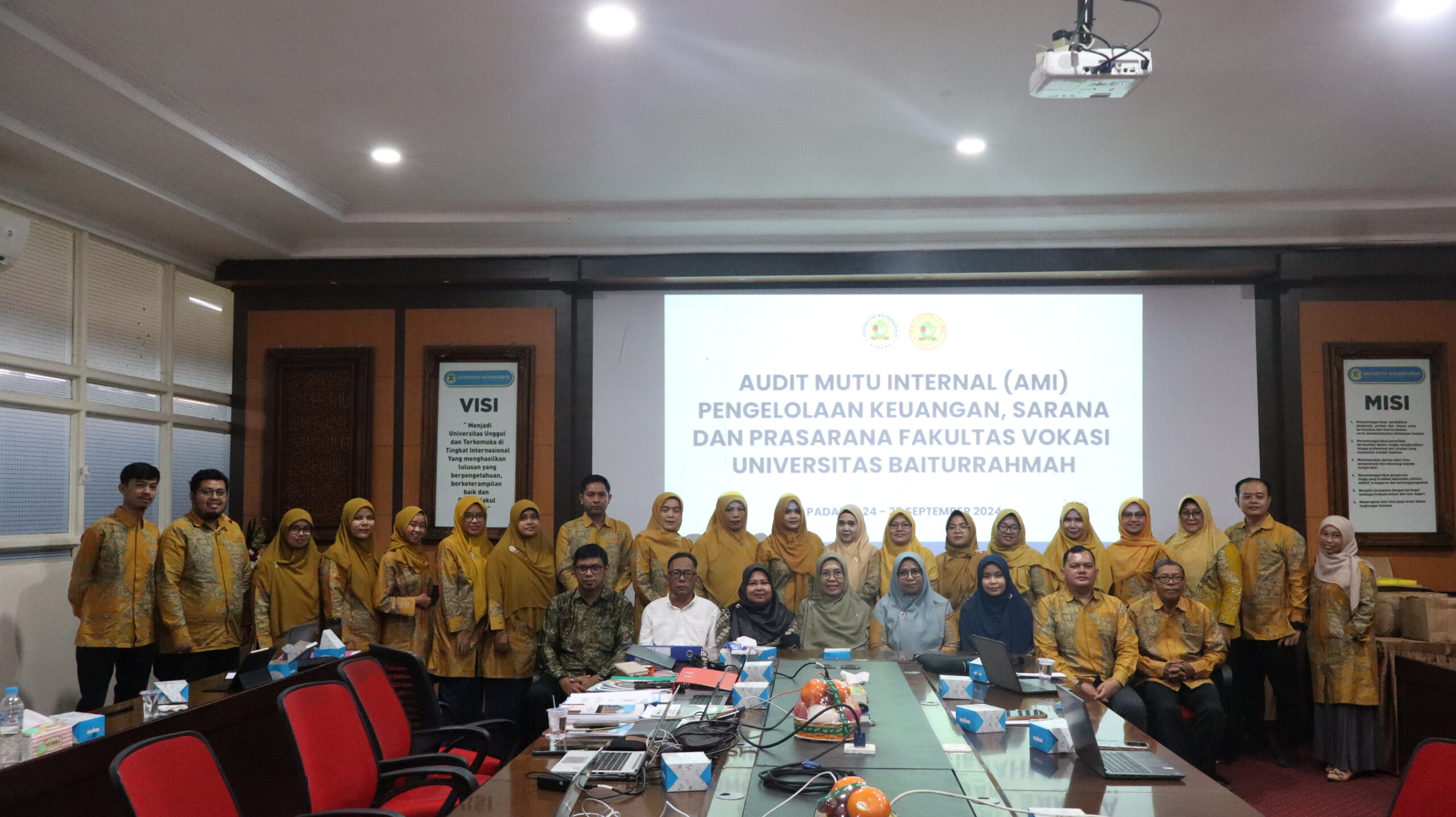 LP3M Unbrah Gelar Audit Mutu Internal Keuangan dan Sarana Prasarana Fakultas Vokasi