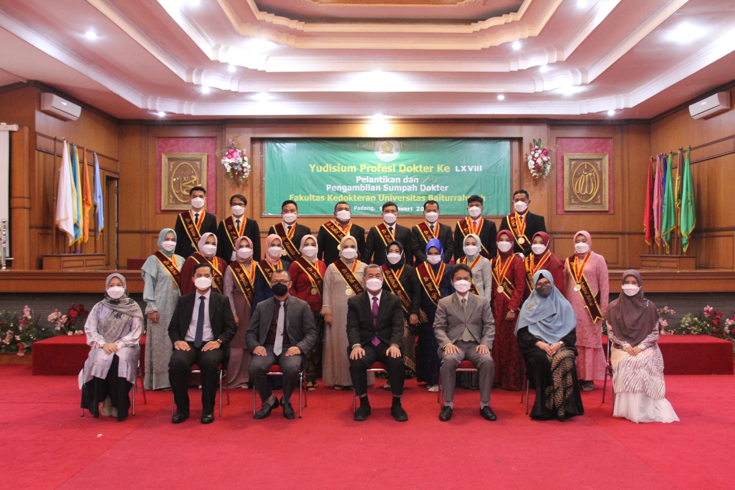 Fakultas Kedokteran Unbrah Gelar Yudisium Ke-68 Profesi Dokter