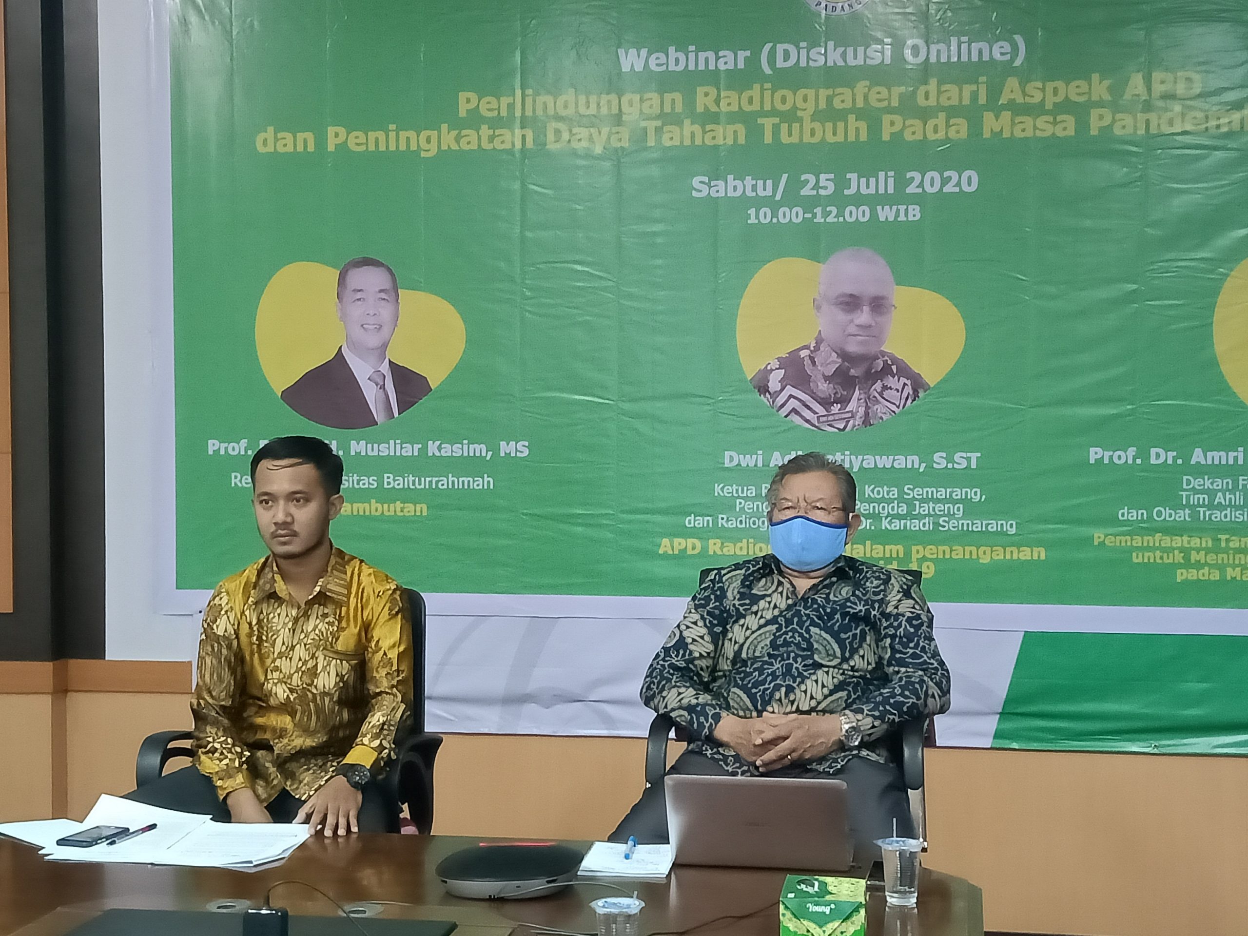Prodi Radiologi Unbrah Gelar Seminar Daring Perlindungan Radiografer Selama Covid-19