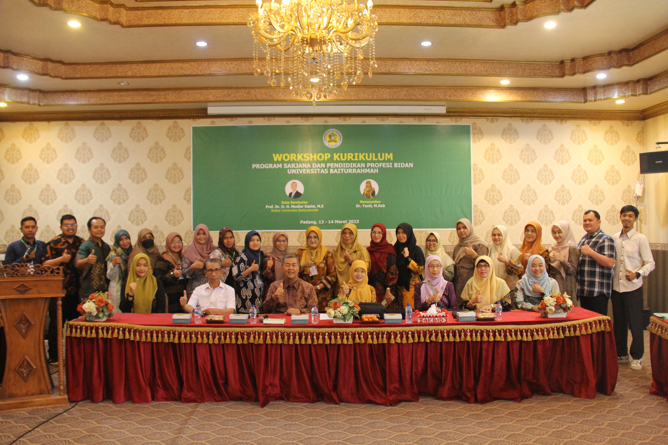 Prodi S1 Kebidanan dan Pendidikan Profesi Bidan Unbrah Gelar Workshop Kurikulum