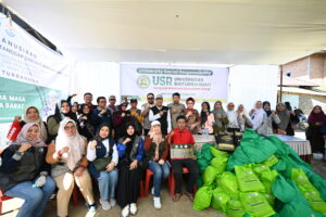 Unbrah Laksanakan USR Tanggap Darurat dan Pengabdian Masyarakat Hibah Dikti di Salareh Aia Agam